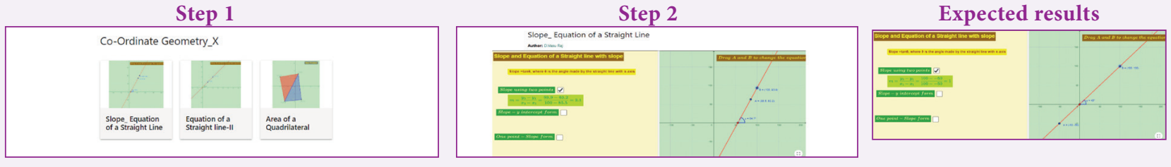 ICT 5.2 — Step 1, Step 2 and Expected results