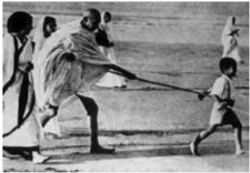 க ந்தியடிகளின் தண்டி யாத்திரை