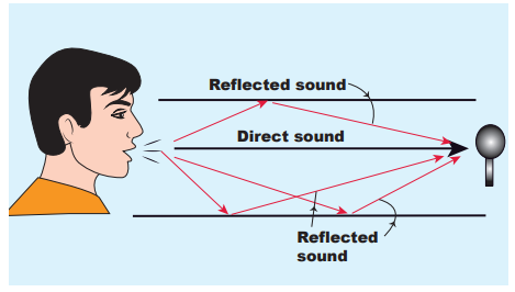 Figure 11.19 Common examples for reflection of sound in real situation