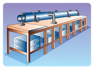 படம் 1.8 சீசியம் அணுவின் கதிர்வீச்சின் அடிப்படையில் இயங்கும் அணுக்கடிகாரம். ஒரு வருடத்திற்கு ஒரு வினாடியில் மூன்று மில்லியனில் ஒரு பங்கு அளவு துல்லியத்தன்மை கொண்டது
