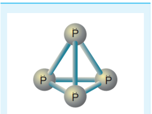Figure 3.2 Structure of white phosphorus