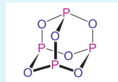 Figure 3.6 Structure of $P_4O_6$