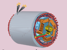 Figure(f): Stator core and rotor
