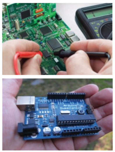 Figure 10.49 Circuits with integratedchips